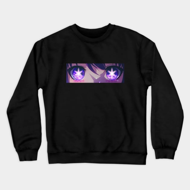 Ai Oshi No Ko Eyes Crewneck Sweatshirt by MeowtakuShop